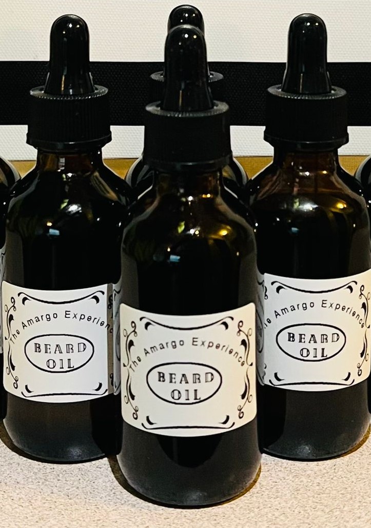 bottles of beard oil